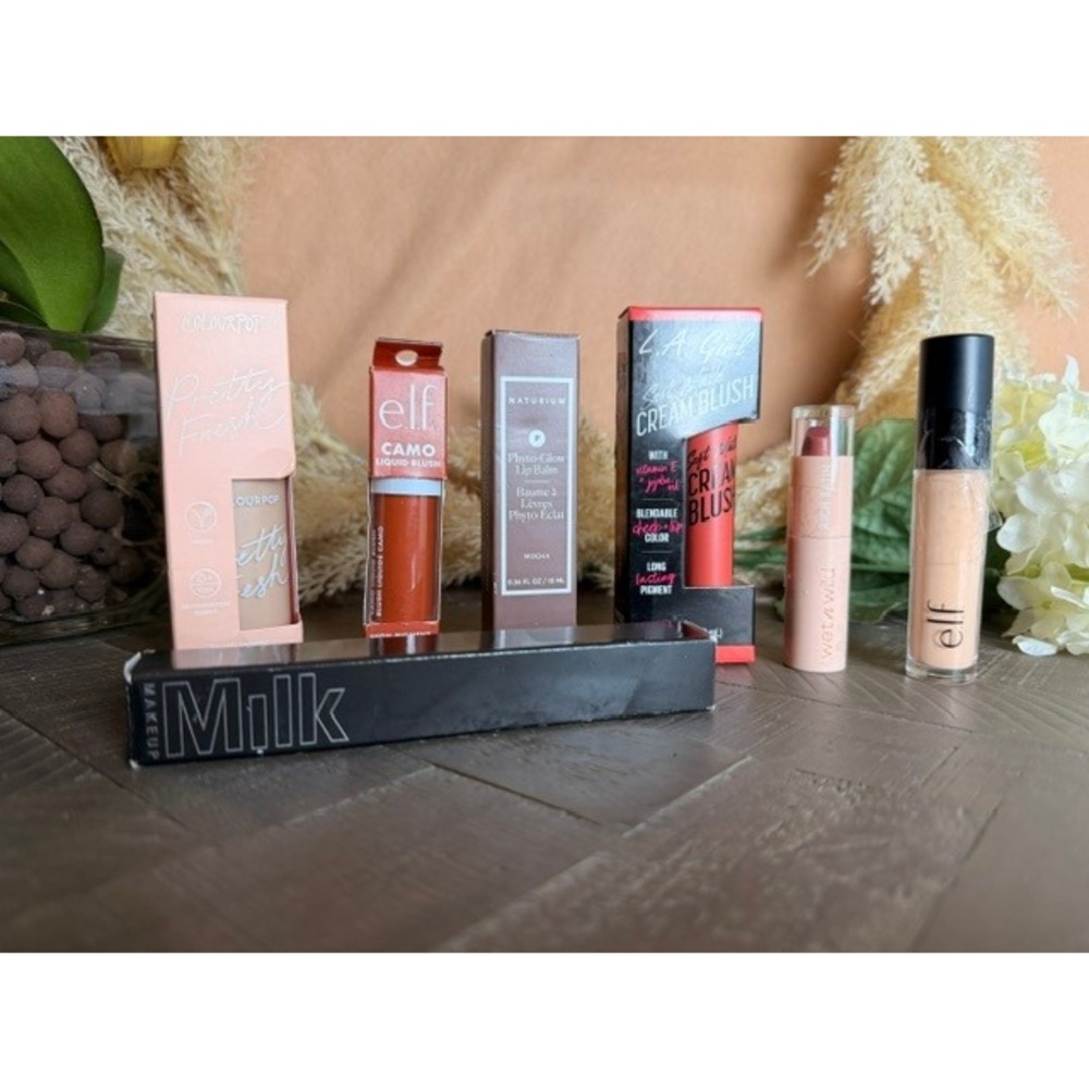 Makeup Bundle ColourPop e.l.f. Milk Makeup Naturium Wet n Wild L.A. Girl 8 Pc